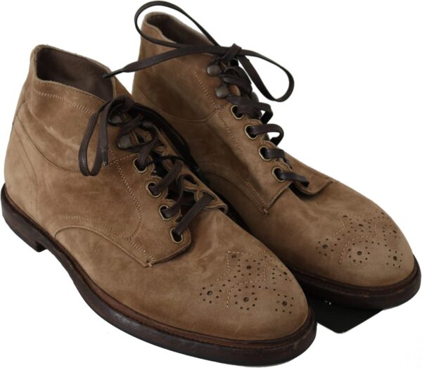 Chaussures bateau Dolce Gabbana cuir noir homme 41.5 EU-4