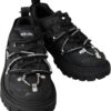 Baskets Dolce Gabbana noires trekking derby logo homme-4