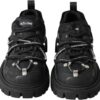 Baskets Dolce Gabbana noires trekking derby logo homme-2