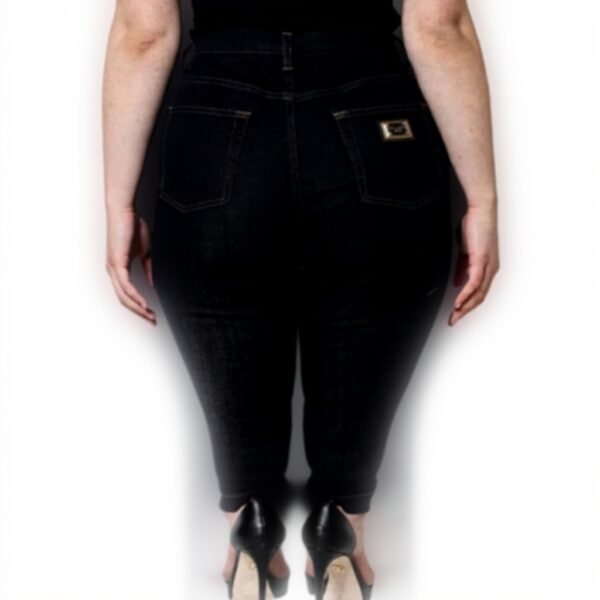 Jean skinny Dolce Gabbana femme taille haute coton lyocell