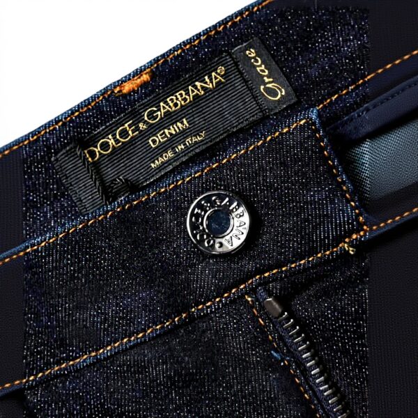 Jean skinny Dolce Gabbana femme taille haute coton lyocell