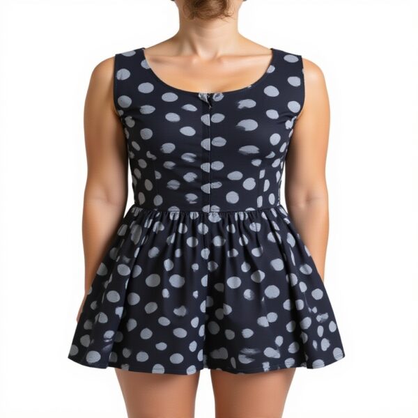 Robe Dolce Gabbana pois coton bleu taille M femme