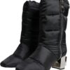 Bottes à talons Dolce Gabbana femme noires logo DG-2