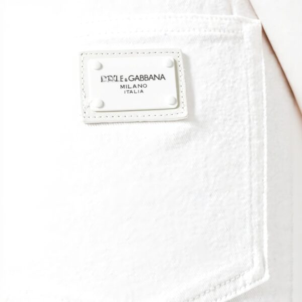 Dolce Gabbana Jean skinny Audrey femme coton stretch Blanc