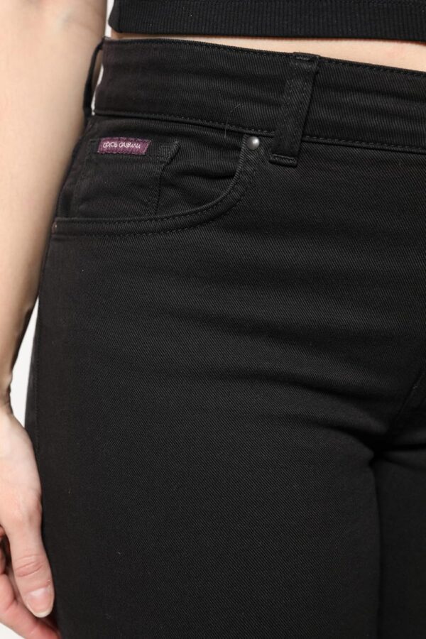 Dolce Gabbana Jean stretch coton slim denim noir Femme-3