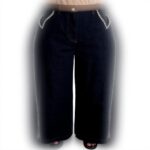 Dolce Gabbana Jean évasé cristaux bleu femme taille 46