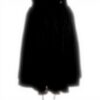 Jupe maxi Dolce Gabbana laine noire taille haute femme