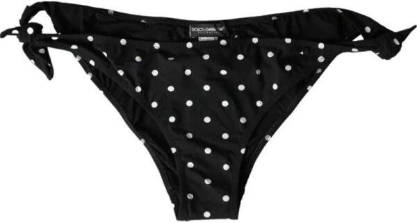 Maillot de bain noir à pois Dolce Gabbana femme-0