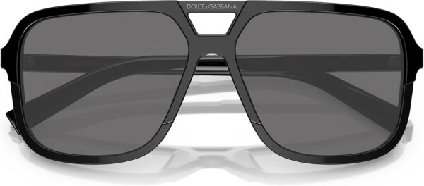 Lunettes de soleil Dolce Gabbana homme noir polarisé-4