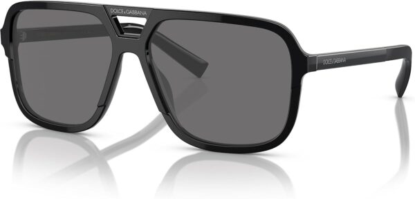 Lunettes de soleil Dolce Gabbana homme noir polarisé-0
