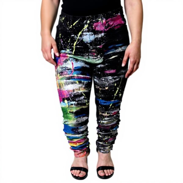 Jeans femme Dolce Gabbana skinny coton multicolore