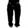 Pantalon Dolce Gabbana viscose coupe droite Noir XS