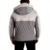 Parka Dolce Gabbana capuche coupe-vent coton gris homme