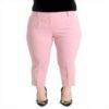 Pantalon Dolce Gabbana laine taille haute rose femme