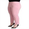 Pantalon Dolce Gabbana laine taille haute rose femme