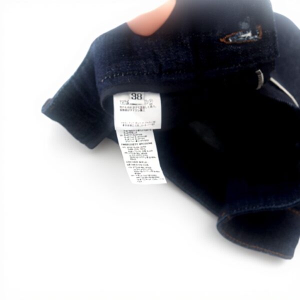 Dolce Gabbana Short denim stretch cristal Femme M Bleu