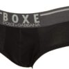 Slip homme Dolce Gabbana coton noir mode sous-vêtements-0