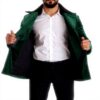 Veste velours vert Dolce Gabbana double boutonnage homme