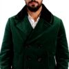 Veste velours vert Dolce Gabbana double boutonnage homme