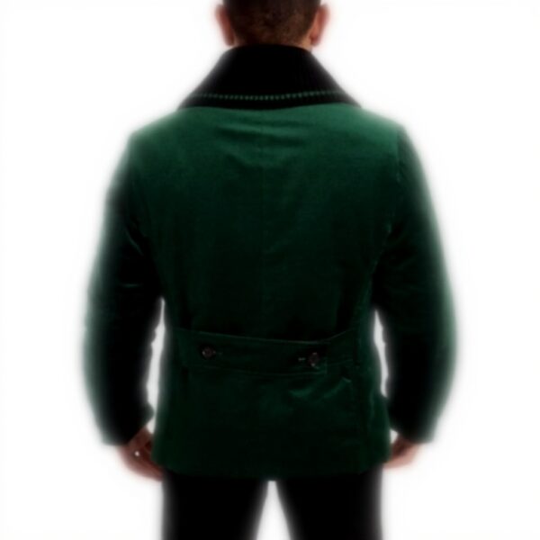 Veste velours vert Dolce Gabbana double boutonnage homme