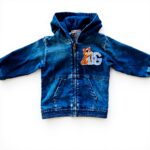 Sweat à capuche Dolce Gabbana bébé garçon denim stretch